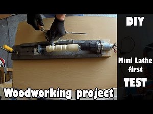 Mini eszterga projekt házilag -első teszt | DIY | MINI LATHE FIRST TEST