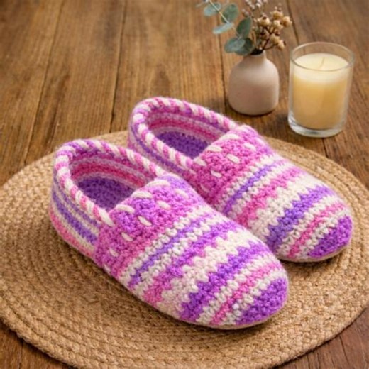 Striped Felted Slipper Knitting Pattern PDF | Colorful Wool House Shoes | Scandi Sailor Style Footwear | Unisex Winter Gift DIY - Etsy