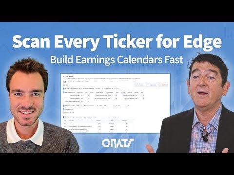Options Scanning on All Available Tickers Using the Stock Scanner | Driven By Data Ep. 88