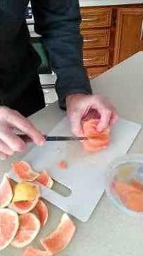 How to cut a grapefruit