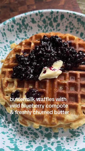 Homemade Buttermilk Waffles Recipe