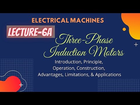 Electrical Machines | Lecture - 6A | Three-Phase Induction Motors | Construction and Principle