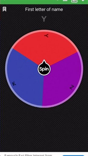 If it lands on your first letter of name your out part 56 #cool #spinthewheel #guessing