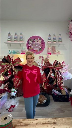 Matching Christmas Bows By Burlap And Bling Decor