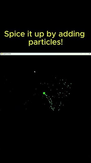 Upgrade your game with Particles #python #programming #gamedev #pygame #particles