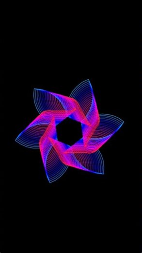 Neon Spiral Magic with Python 🤩