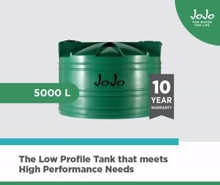 Meet our game-changing Low Profile Tanks! Perfect for spaces with unique height requirements, these tanks offer larger capacity in a shorter profile. Maximize storage capacity in limited spaces with sizes available in 5,000 and 10,000 litres. Find a distributor near you today: https://bit.ly/3QnkaEV 🥤🚽🚿 #JoJo #JoJoTanks #WaterStorage | JoJo