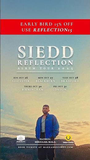 Siedd - The Reflection Album Tour (UK 2025) | Early Bird Tickets!