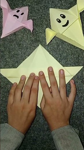 How to make a paper ghost #origami tutorial