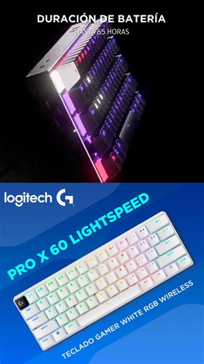 🖥️ 📣 TECLADO LOGITECH G PRO X 60 WHITE RGB LIGHTSPEED 📣 🖥 ✅ 03 Modos de conexión. Wireless/Bluetooth/ Wired Usb. 💌 Hacemos envíos a todo el Perú 📱 Compras Online https://acortar.link/NGQIfB #LogitechG #tecladogamer #pcgaming #gamer | C&C Computer Service SAC
