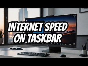 How to Show Internet Speed in Taskbar on Windows 11| (Step-by-Step Tutorial)