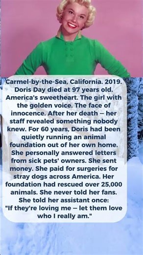 What Doris Day Hid From the World for 60 Years Will Destroy You