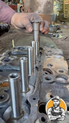 Cylinder Head Restoration # #mechanic #automobile #diy #shorts #viral #trending