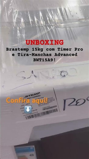 Brastemp 15kg Timer Pro com Tira-Manchas Advanced BWT15A9 🖤 UNBOXING #washerhacks #laundryservices