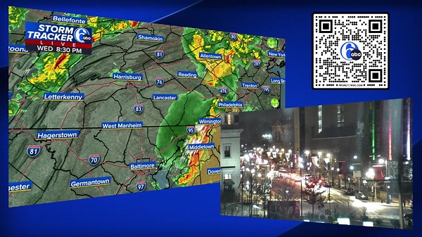 WATCHING THE RADAR: Severe Thunderstorm Watch for the Philadelphia region | Check StormTracker 6 Live Radar https://6abc.com/post/accuweather-forecast-philadelphia-pennsylvania-new-jersey-delaware/16705393/ | 6abc Action News