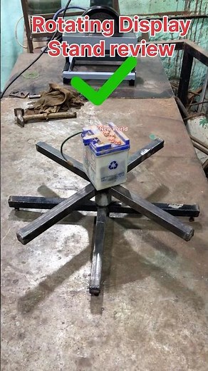 rotating display stand diy