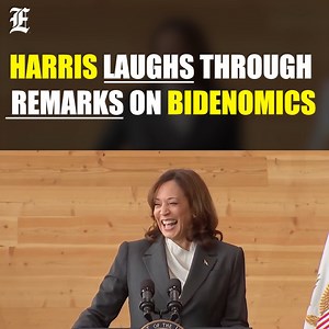 Harris laughs through remarks on Bidenomics DETAILS: http://tiny.cc/zem9vz #VP #KamalaHarris #Bidenomics #Harris #Left #Democrat #Republicans #US #Politics #News #Viralvideo #ViralVideos #Explore #Explorepage | Washington Examiner