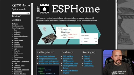 ESPHome ESP8266、ESP32、Beken 设备等初学者指南（HomeAssistant）