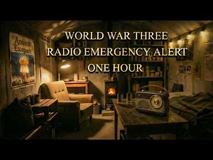 WW3 Emergency Alert System Radio (EAS) Ambience - 1 Hour