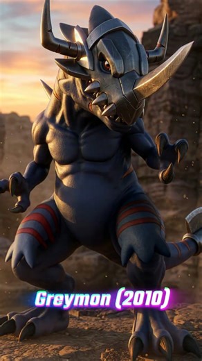 BlackAgumon to ZekeGreymon DigiXros Evolution #Digimon #DigimonAI #Digivolution