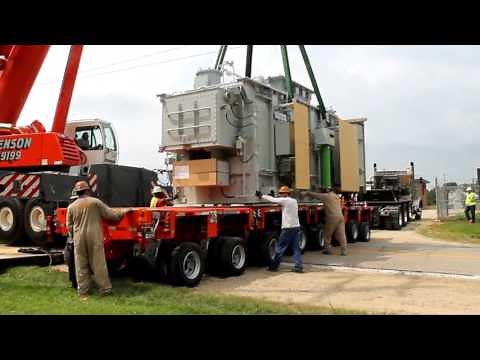 Rigging Project: Power Sub-Station Transformer Move With Goldhofer