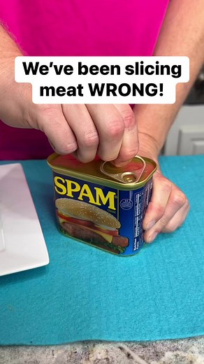 How to perfectly slice meat from a can. | The Gooch