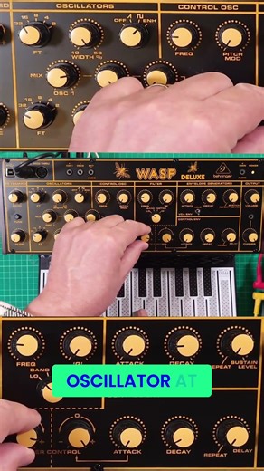 Wasp Deluxe Attack Time: Synth Rhythms #shorts