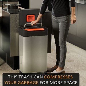 This bin helps taking out the trash less often. Available here: http://bit.ly/2CYfzEP | Cool Stuff