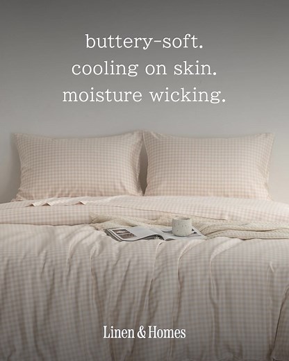 Give the gift of cooling, buttery smooth sleep this season.  There is no better way to show you care than by giving the gift of deep, restorative rest Our antimicrobial and moisture-wicking bamboo sheets ensure a clean, serene, and luxurious sleep experience. It’s a gift that keeps giving, night after night, transforming their routine into a ritual of self-care. Share the gift of comfort when you shop at linenandhomes.com | Linen & Homes | Facebook