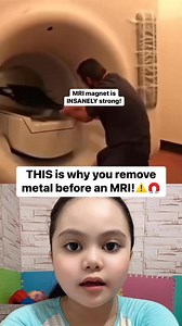 27K views · 96 reactions | ⚠️鱗 MRI Machines Are NO Joke—Here’s Why! Ever wondered why hospitals strictly warn you to remove all metal before entering an MRI room? This video shows exactly why! 勞The magnet inside an MRI is SO powerful that even heavy objects get yanked in instantly! #MRIWarning #MRI #MagneticForce #ScienceIsCrazy #MindBlown #SafetyFirst #CrazyExperiments #PowerfulMagnets #HospitalRules #NowYouKnow | Michelle Reyes | Facebook