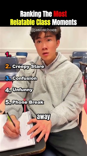 Ranking The MOST Relatable Class Moments! 😂