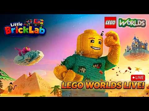 🔴 LIVE: LEGO Worlds – First tutorial LEGO World! 🧱