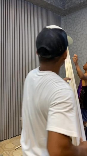 1.7K views · 527 reactions | Wpc wall panel installation #reelsvideoシ #reelsviralシ #WPCFlutedWallPanel | Jeanante Valera | Facebook