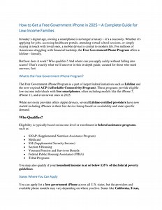 How to Get a Free Government iPhone in 2025 - SlideServe