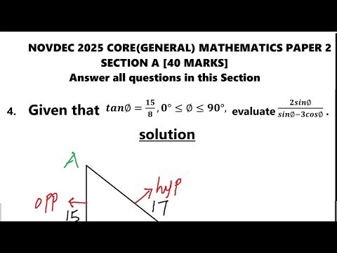 NOVDEC 2025 CORE MATHS PAPER 2 _ QUE 4
