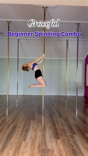 Sophia Holland | Beginner Spinning Pole Combo to try✨ Keep it slow, controlled and poised. Try to make the ‘in between’ moves as important as the shapes... | Instagram