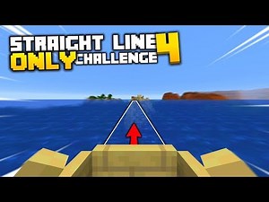 Minecraft, but I Can Only Walk in a Straight Line (#4)