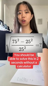 38K views · 162 reactions | No calculator needed! #2 #calc #solve #calculator #question #no #seconds | The math tutor | Facebook