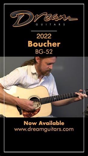 Dream Guitars | 2022 Bluegrass Goose from Boucher Guitars of Canada. It delivers clear, classic D-28 tone and appointments, with herringbone trim, maple... | Instagram