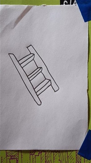 How To Draw a Ladder 🪜🪜#art#artclass#drawingideas #viralshorts #shorts