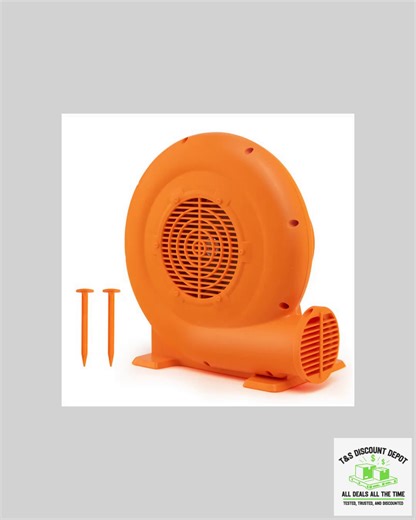This bloated inflatable just leveled up! 🎈✨ Say goodbye to blowing up inflatables the hard way! Our 680W Air Blower (1.0HP) boasts a 25-foot wire and GFCI plug, making it your ultimate partner for effortless fun! 🎉 Plug it in, sit back, and watch your party come to life in seconds. Ideal for backyard BBQs, events, or beach days, this powerful blower ensures you spend more time enjoying your inflatables and less time setting them up. 🌊🕶️ Get ready for instant fun and lasting memories for just