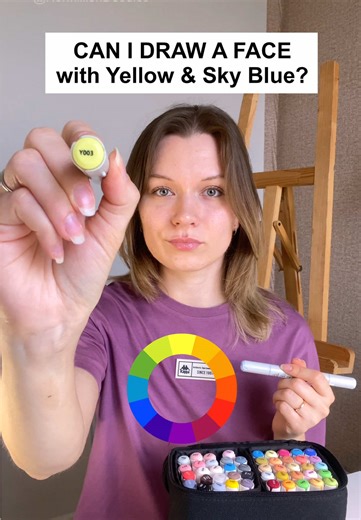 Drawing Faces with Primary Colors: Art Tutorial