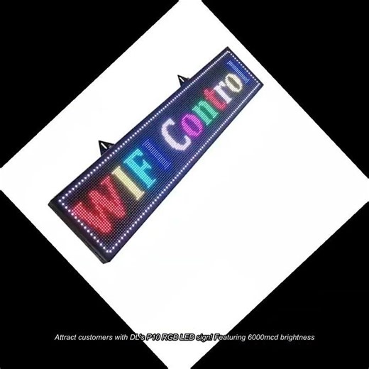 6000mcd Brightness Scrolling Message LED Window Display Signs Board Winxp Support