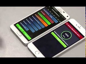iphone 6 plus vs galaxy note 4 antutu test YouTube
