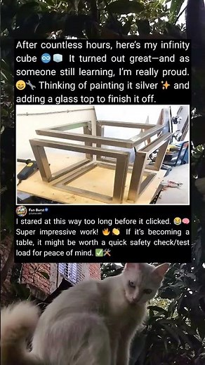 Infinity Cube Table Build Is Surprisingly Mesmerizing!