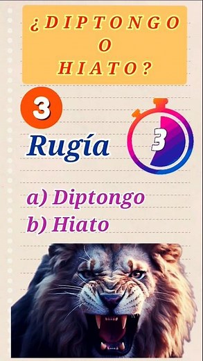 ✅ Diphthong or hiatus? Grammar test #Spanish #Spanishlanguage #spelling #generalknowledge #secondary