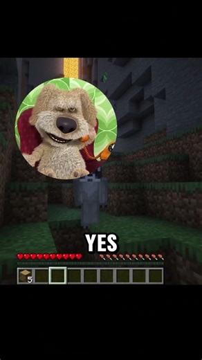 Minecraft,But BEN Controls What I Do #minecraft #shorts