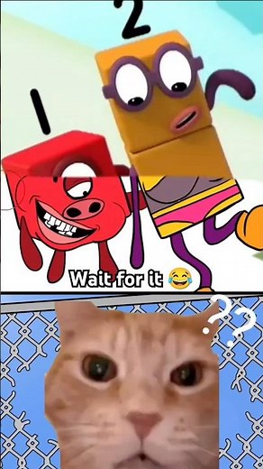 Numberblocks 1 and 2 Very Funny 🤣 Cartoon Meme | Funny Cartoon #numberblocks