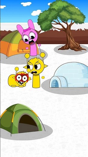 please help oren fix the tent from bad simon #sprunkiincredibox #sprunki #animation