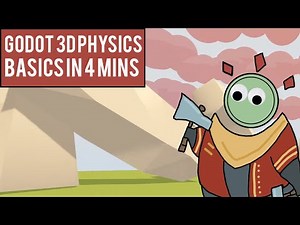 Godot 3D Physics in 4 MINUTES